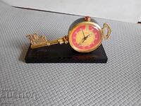 CLOCK Alarm clock GLORY KEY MOSCOW-USSR
