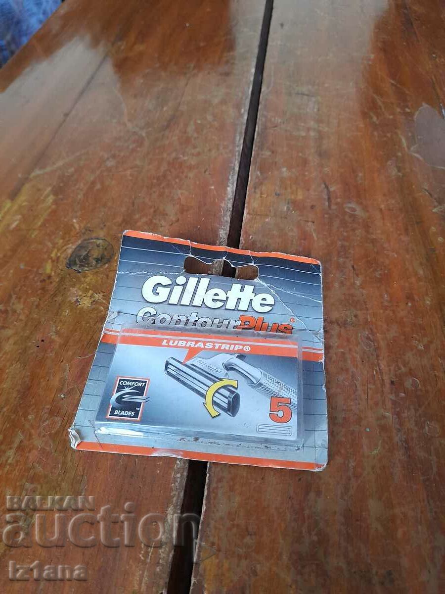 Παλιές λεπίδες ξυραφιού Gillette Contor Plus
