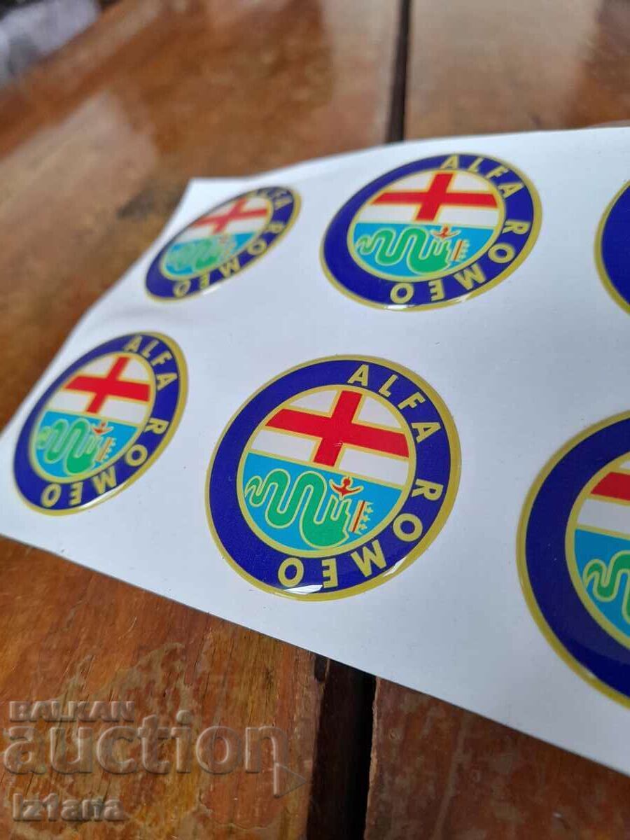 Auction  Old sticker, Alfa Romeo stickers