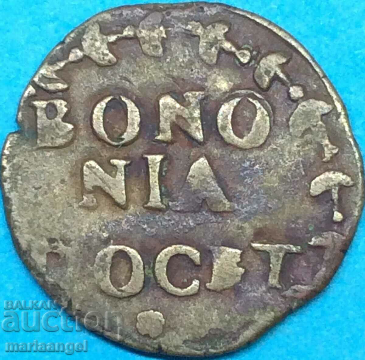 Quattro Vatican Clement VIII 1604 Lion Bononia Docet bronze
