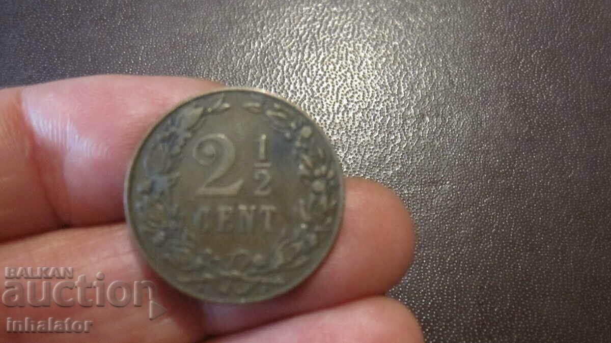 1905 2 1/2 cents Netherlands -