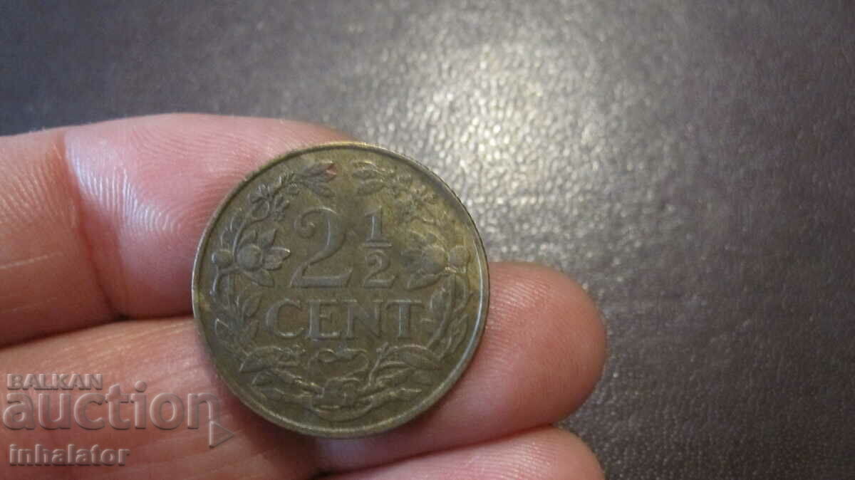 1941 год 2 1/2 цента Холандия -
