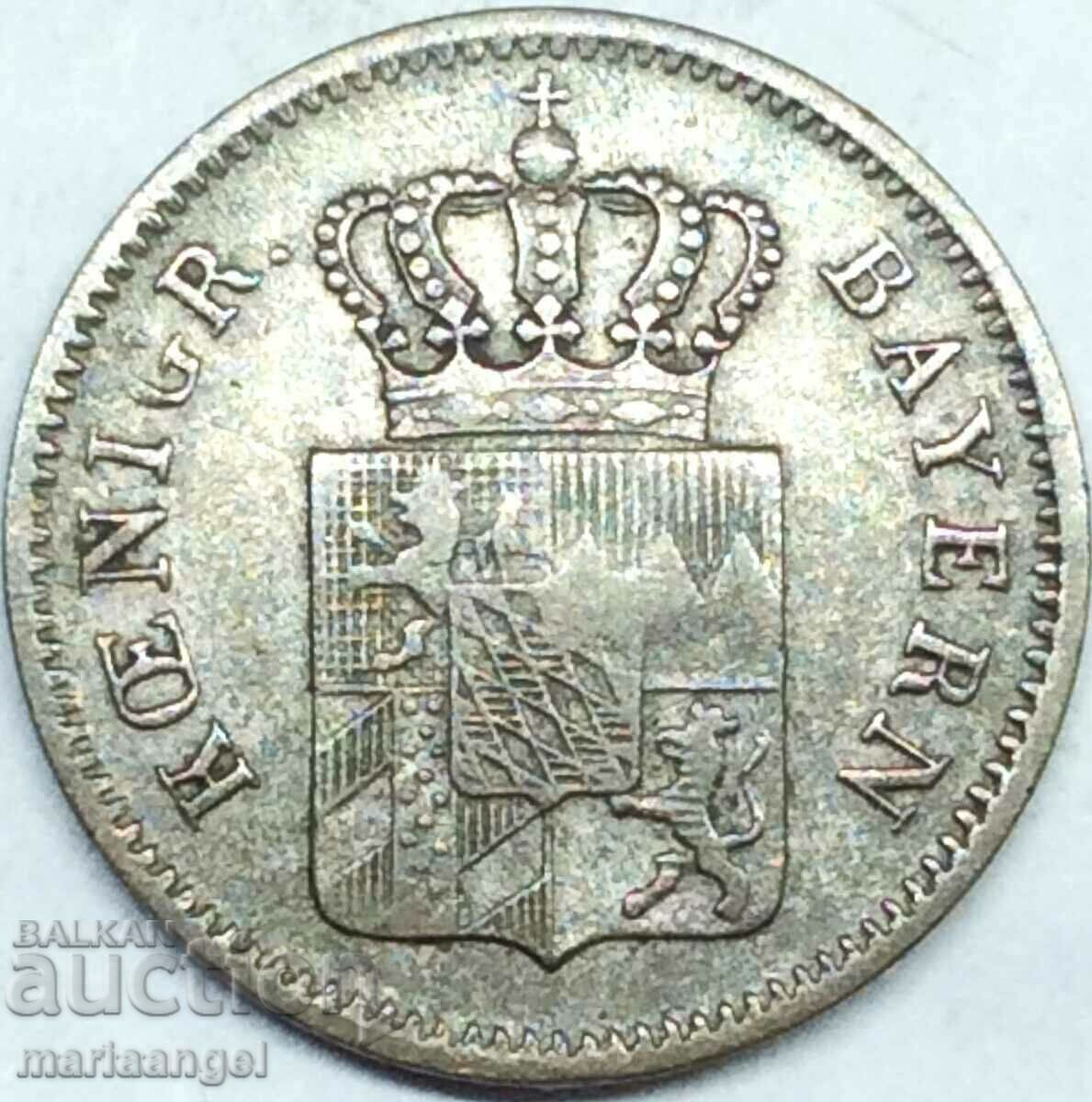 1 Kreuzer 1852 Bavaria Germania argint - destul de rar