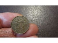 1939 год 1 цент  Холандия -