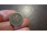 1898 год 1 цент  Холандия -