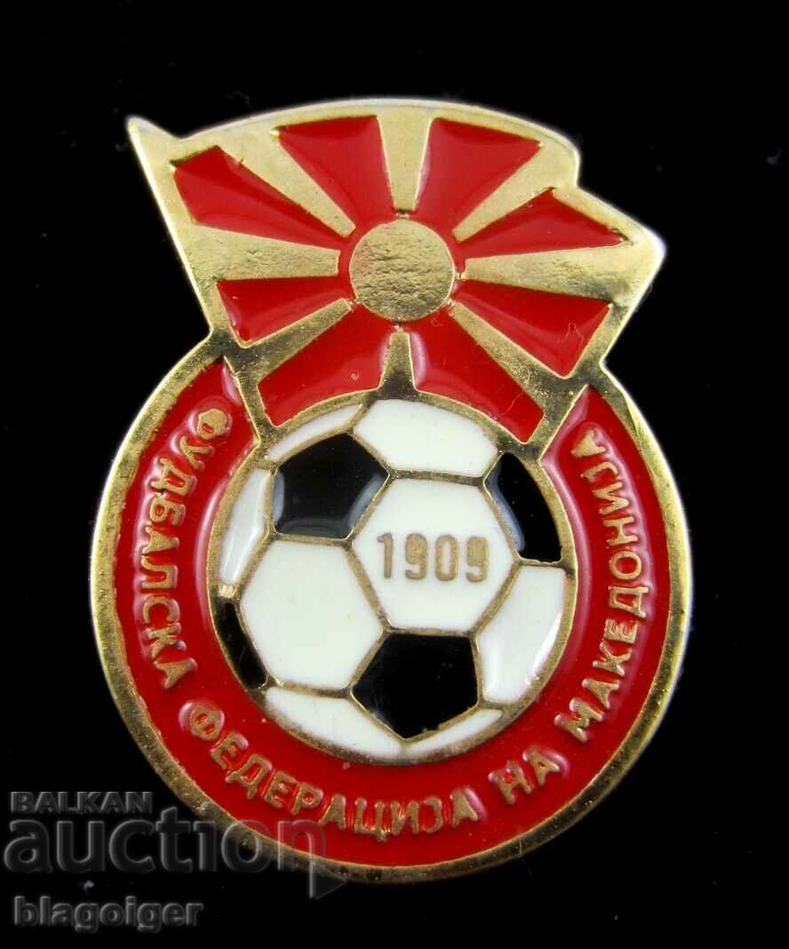 Football badge - Football Federation of Macedonia with price 9.99 BGN | € 5.11