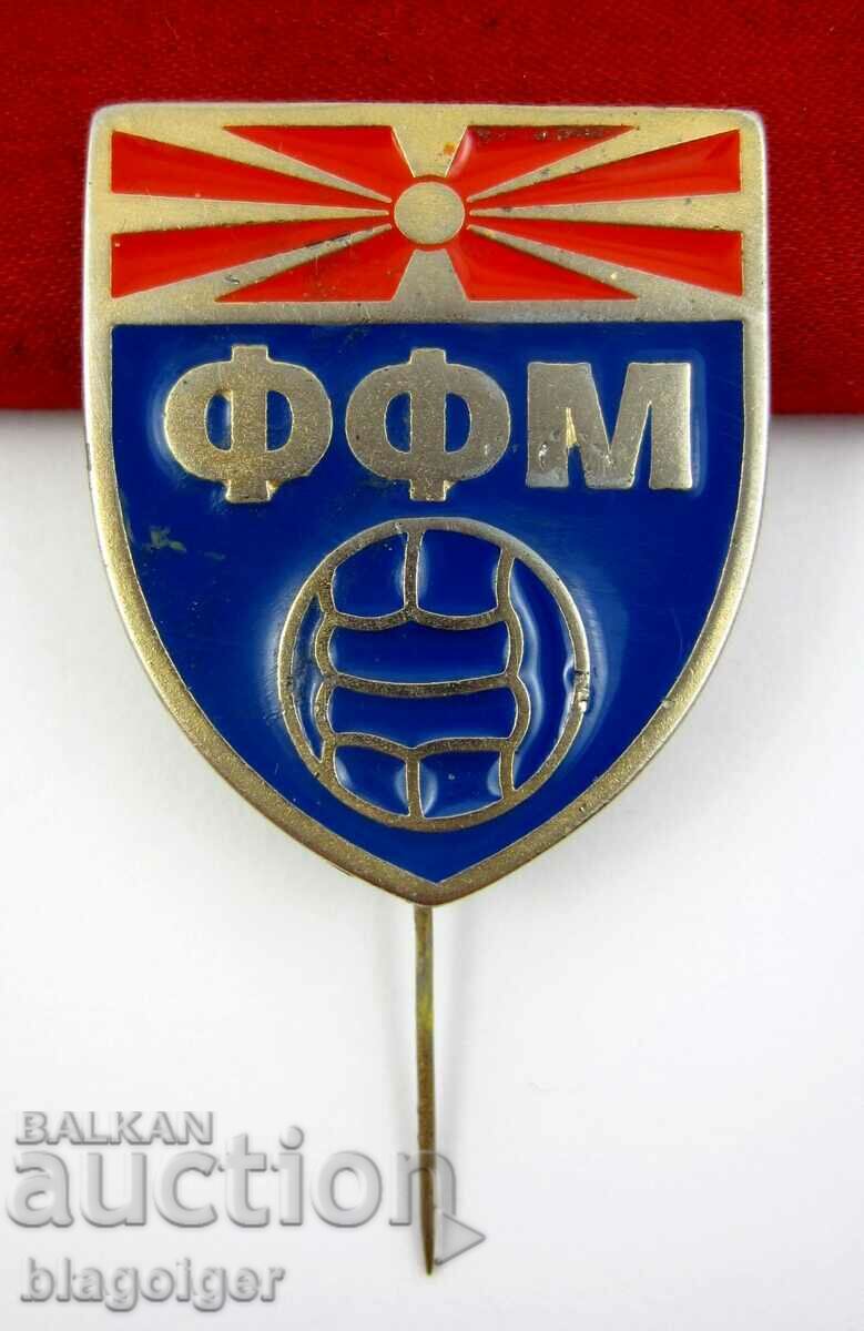 Old football badge - Football Federation of Macedonia