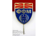 Old football badge - Football Federation of Macedonia