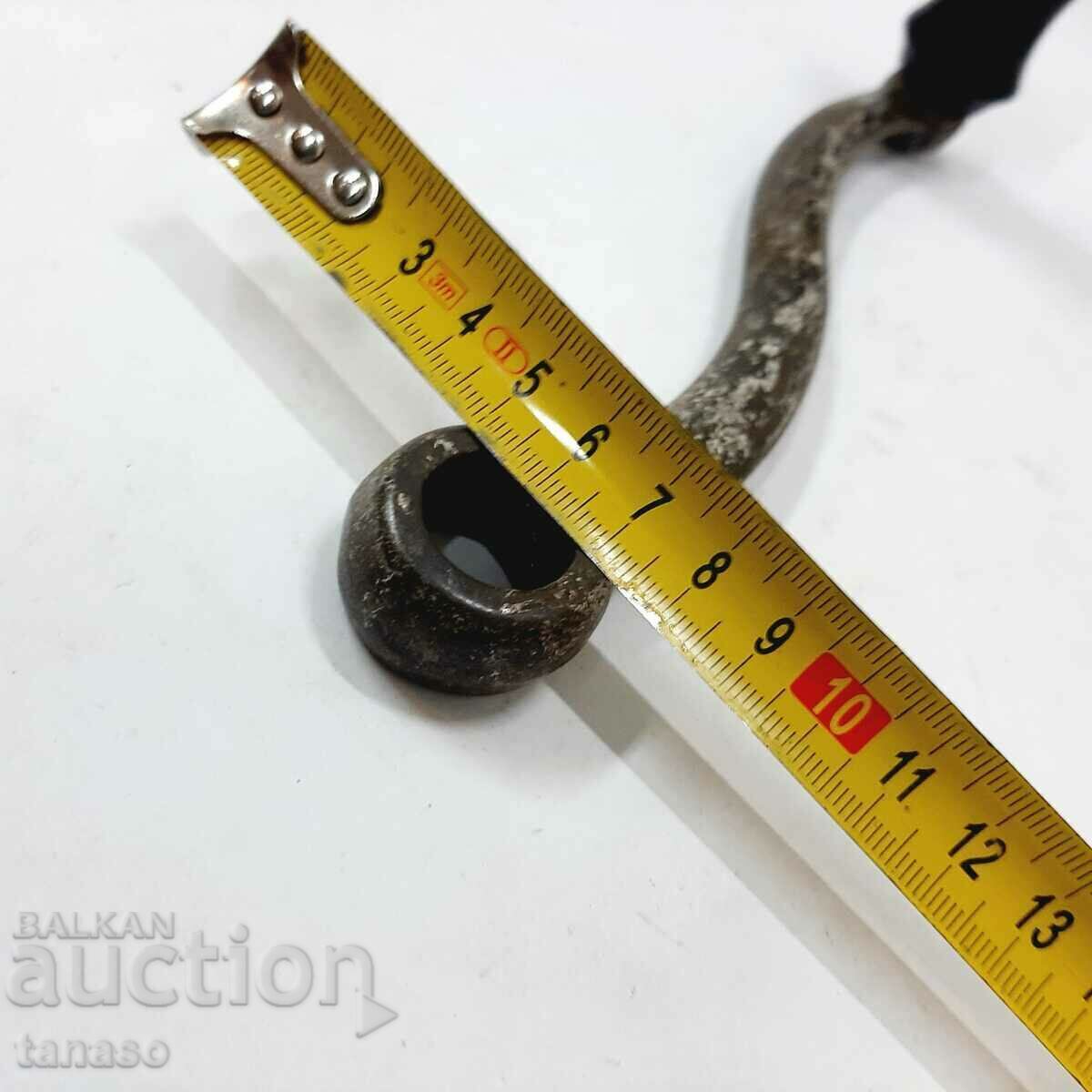 Old meat grinder crank(10.3) - 6