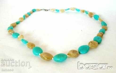 Agate imitation necklace with price 15.00 BGN | € 7.67