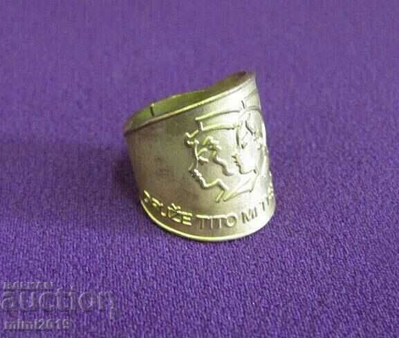60's Metal Children's Pioneer Ties Ring - Tito with price 48.00 BGN | € 24.54 60's Metal Children's Pioneer Ties Ring - Tito with price 48.00 BGN | € 24.54