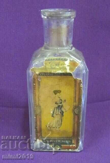 Sticla de parfum Paris din secolul al XIX-lea Rară