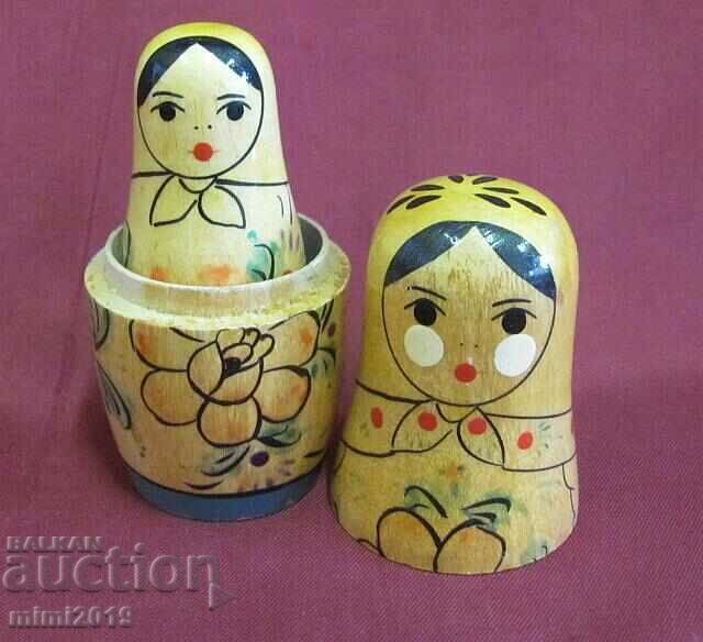 Auction  60's Wooden Matryoshka Russia