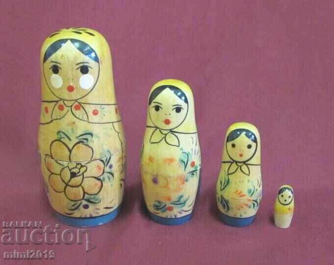 60's Wooden Matryoshka Russia