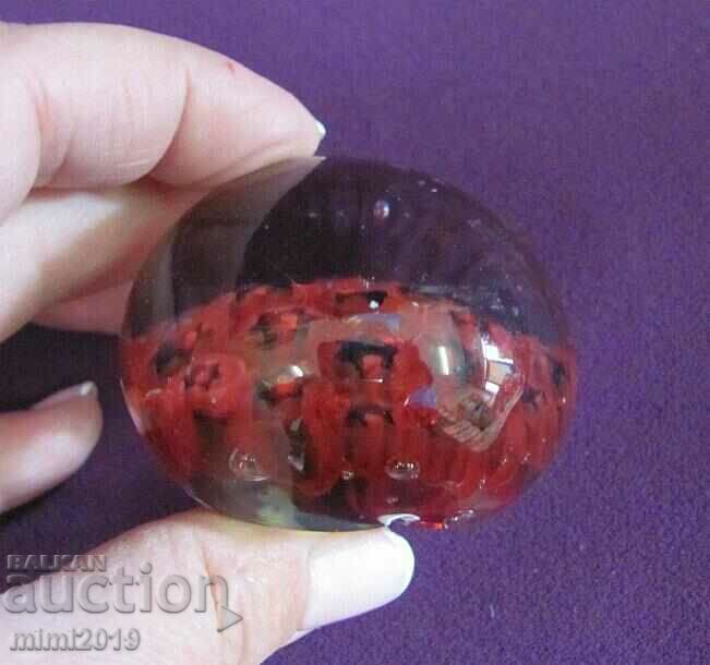 30's Art Deco Crystal Paperweight with price 20.00 BGN | € 10.23