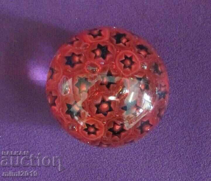 Auction  30's Art Deco Crystal Paperweight