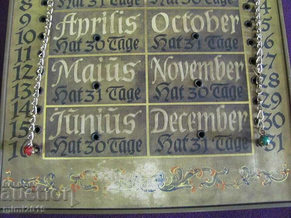 Μεταλλικό μοντέλο ημερολογίου της δεκαετίας του '60 από το 1684. Σπάνιος - 5 Μεταλλικό μοντέλο ημερολογίου της δεκαετίας του '60 από το 1684. Σπάνιος - 5