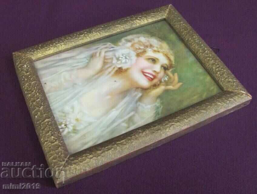 Παράδοση Print 30's με ξύλινο πλαίσιο και γυαλί Παράδοση Print 30's με ξύλινο πλαίσιο και γυαλί