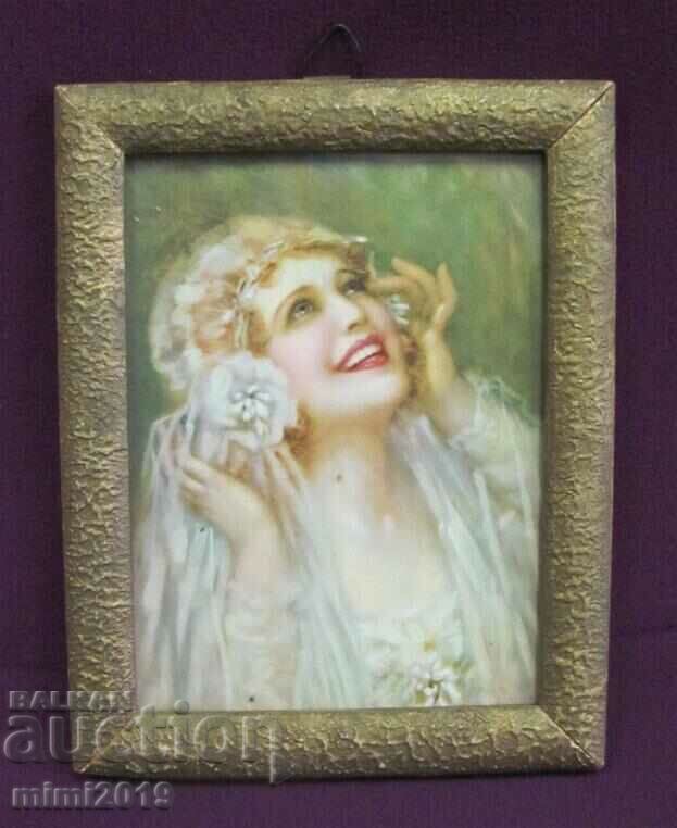 Print 30's με ξύλινο πλαίσιο και γυαλί - 6 Print 30's με ξύλινο πλαίσιο και γυαλί - 6