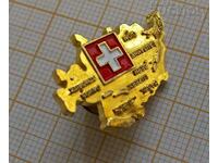 Switzerland map badge