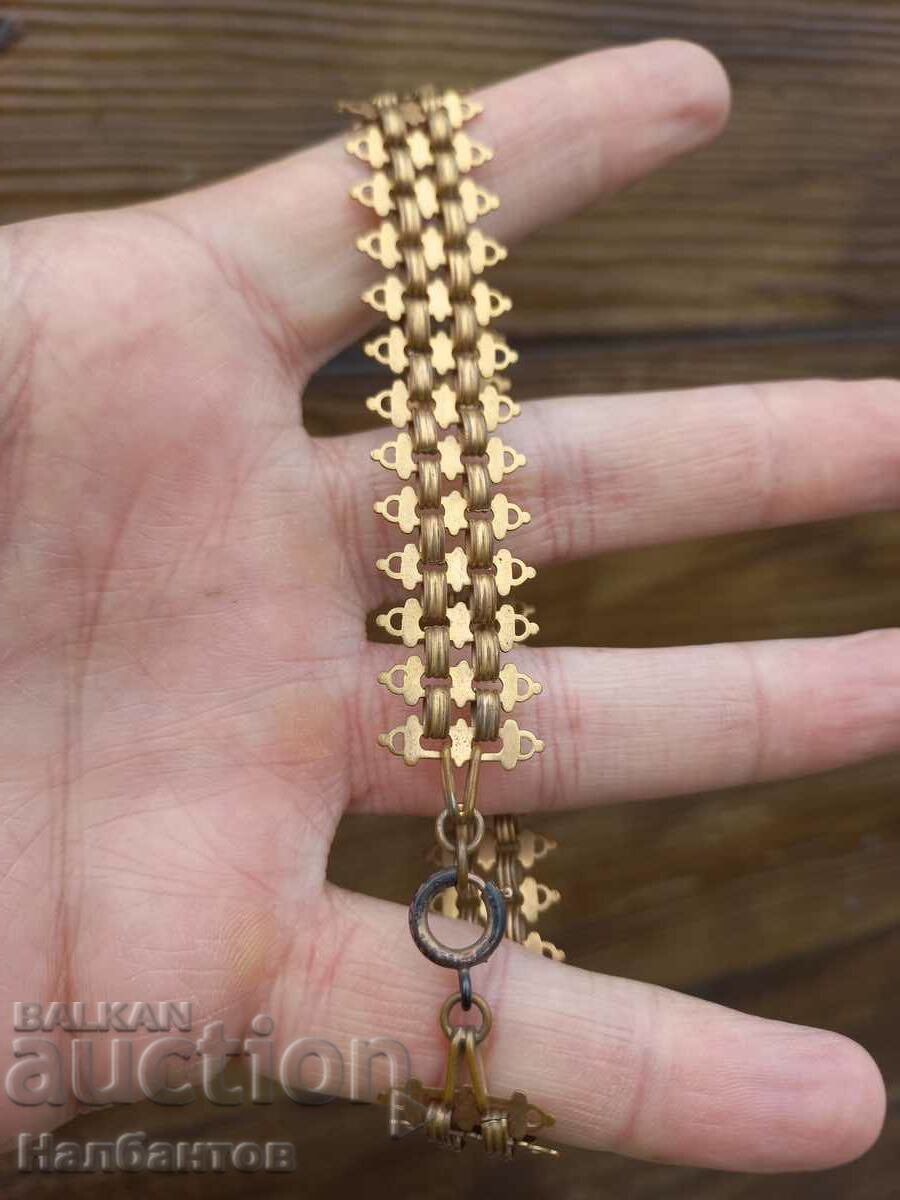 OLD GOLD PLATED BRACELET CORD