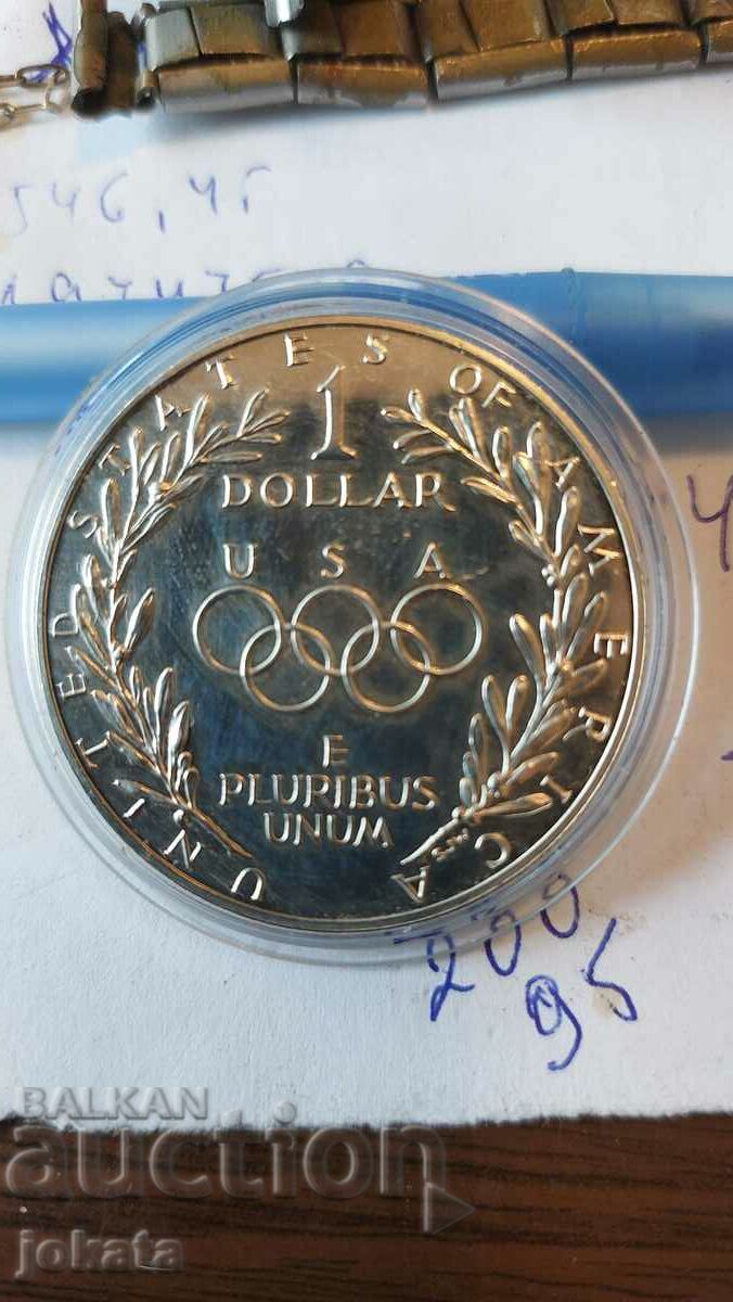 1 silver dollar