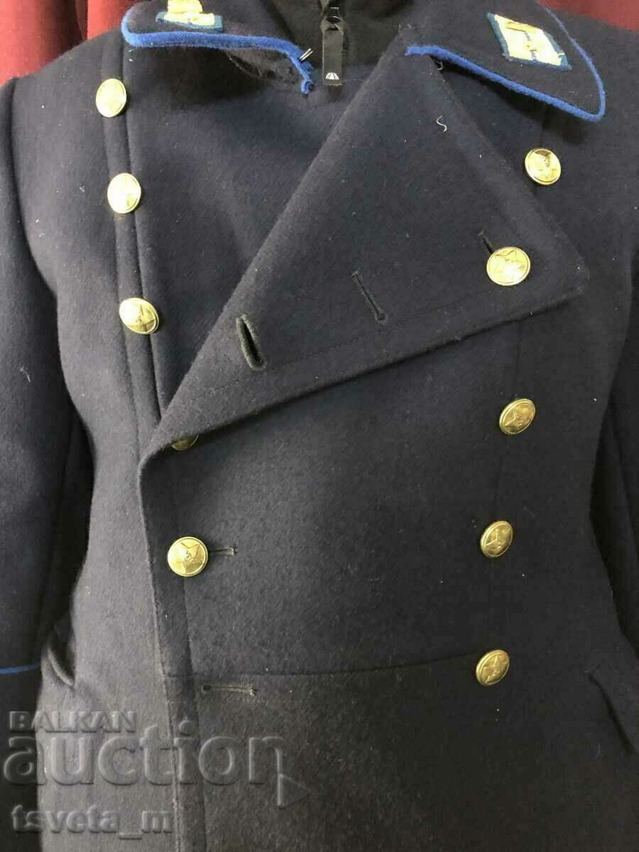 BDZ woolen railway overcoat, social - unused with price 55.00 BGN | € 28.12 BDZ woolen railway overcoat, social - unused with price 55.00 BGN | € 28.12