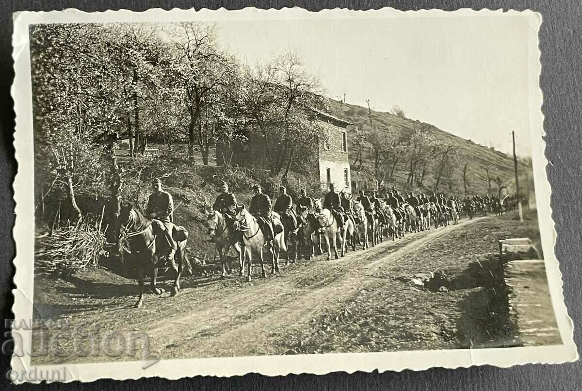4179 Kingdom of Bulgaria Guard column on the way to the White Sea