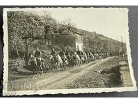 4179 Царство България колона гвардейци път към Беломорието