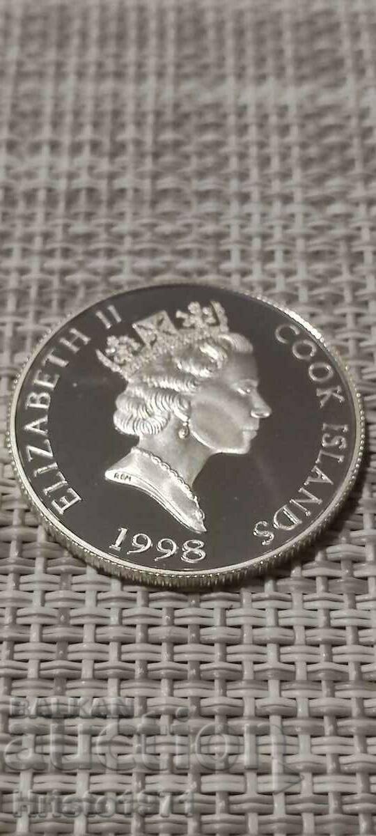 1 долар 1998 остров Кук