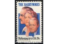 1982. Statele Unite. Artele spectacolului - Familia Barrymore.