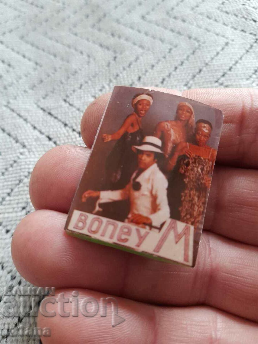 Old Boney M badge with price 18.00 BGN | € 9.20 Old Boney M badge with price 18.00 BGN | € 9.20