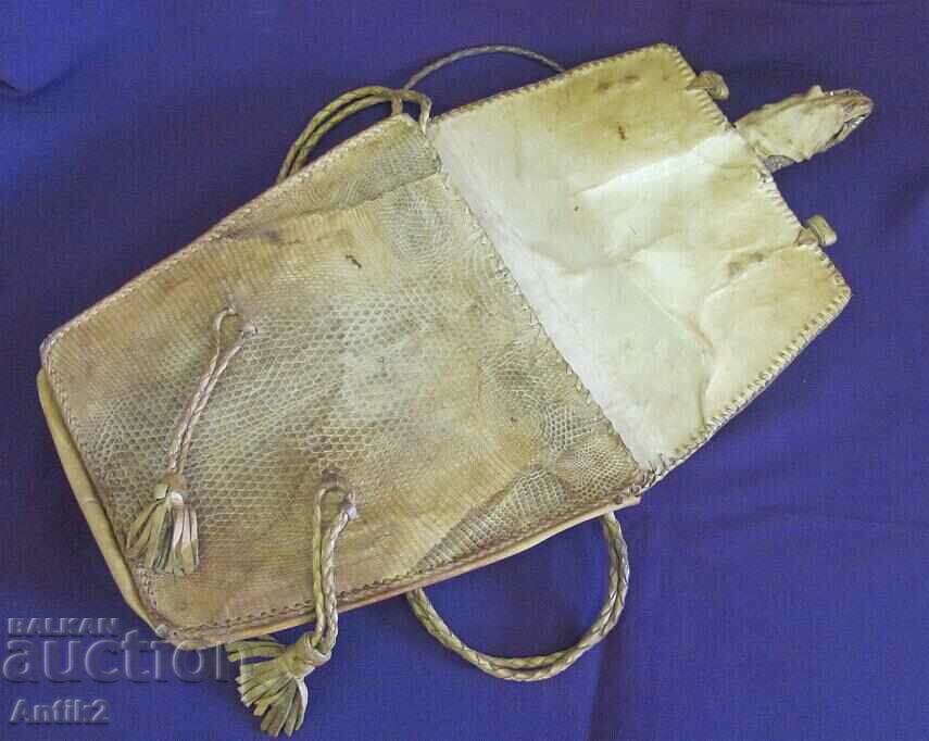 20's Genuine Lizard Leather Lady's Bag Rare - 6 20's Genuine Lizard Leather Lady's Bag Rare - 6