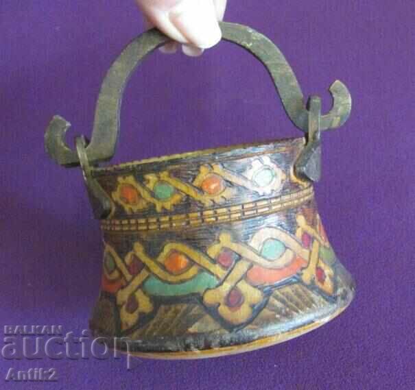 Around 1910 Secession Wooden Model of Kettle pyrographed with price 40.00 BGN | € 20.45 Around 1910 Secession Wooden Model of Kettle pyrographed with price 40.00 BGN | € 20.45