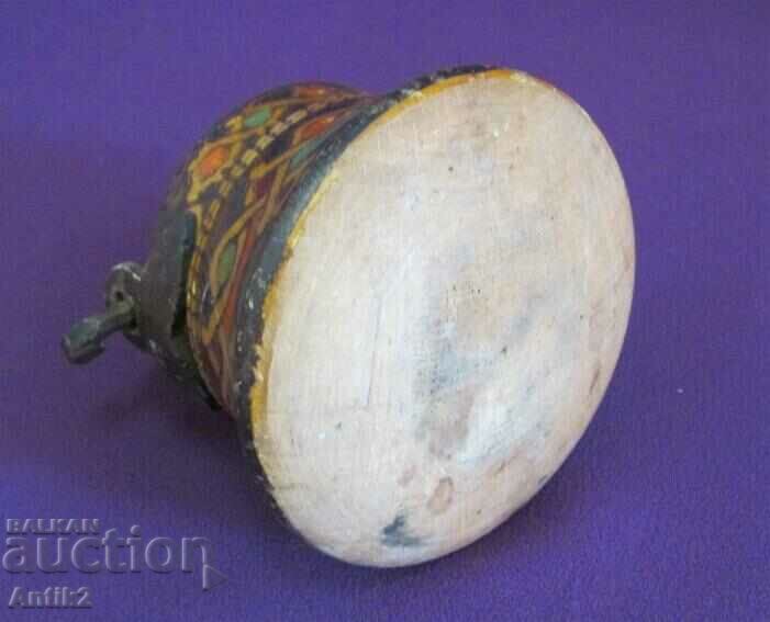 Around 1910 Secession Wooden Model of Kettle pyrographed - 7 Around 1910 Secession Wooden Model of Kettle pyrographed - 7