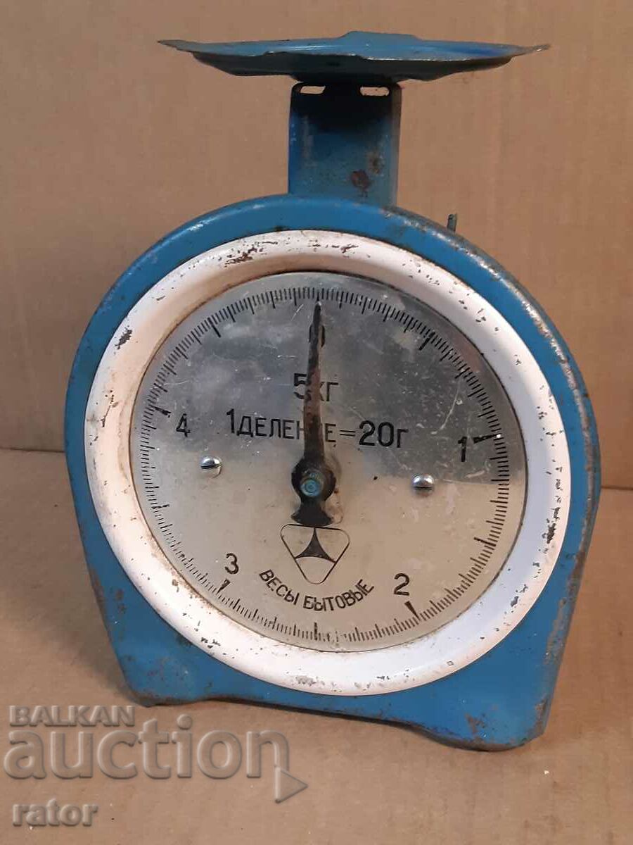 Old small scale, scale, scale, weighing scale USSR