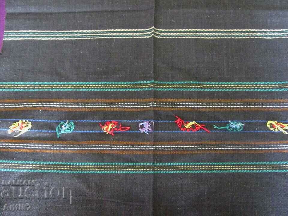 19th Century Folk Art Woolen Costume Apron - 5 19th Century Folk Art Woolen Costume Apron - 5