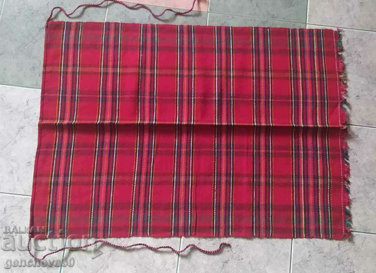 Authentic Rhodope Apron, Red Plaid - 6 Authentic Rhodope Apron, Red Plaid - 6