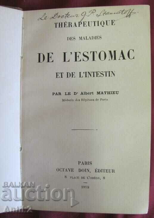 19th Century Therapeutic Handbook De Lestomac Paris with price 120.00 BGN | € 61.36