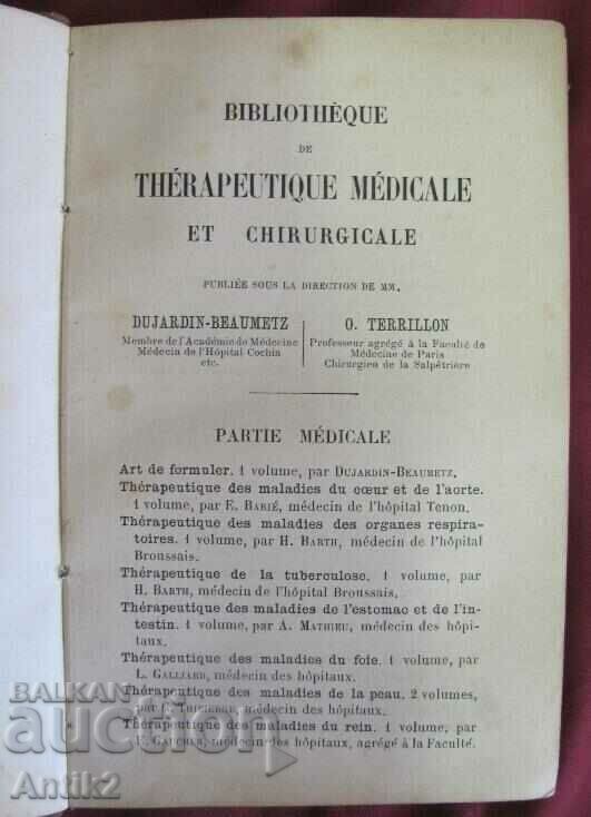 Auction  19th Century Therapeutic Handbook De Lestomac Paris