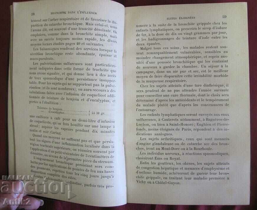 19th Century Therapeutic Handbook Organes Respiratoires H.Barth - 5