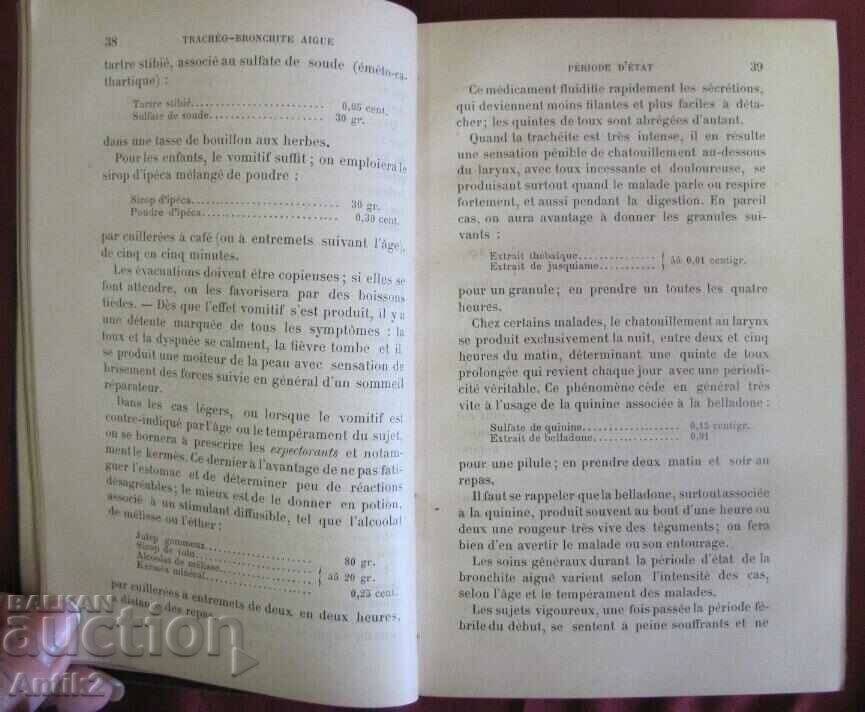 19th Century Therapeutic Handbook Organes Respiratoires H.Barth - 6