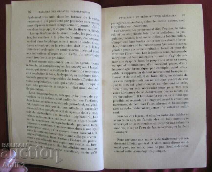 19th Century Therapeutic Handbook Organes Respiratoires H.Barth - 7