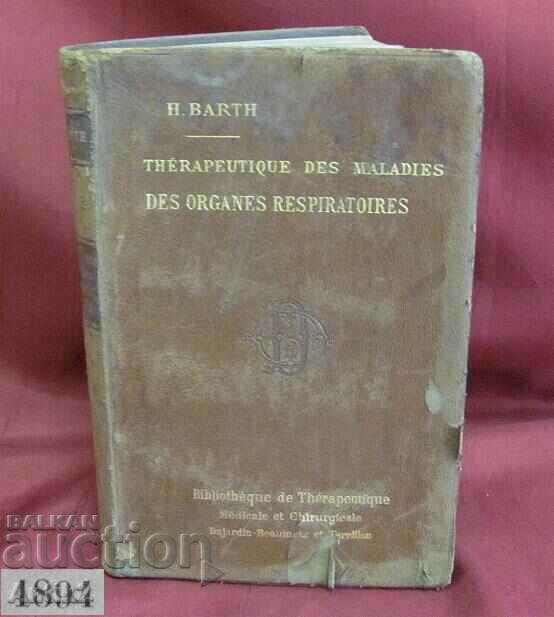 19th Century Therapeutic Handbook Organes Respiratoires H.Barth