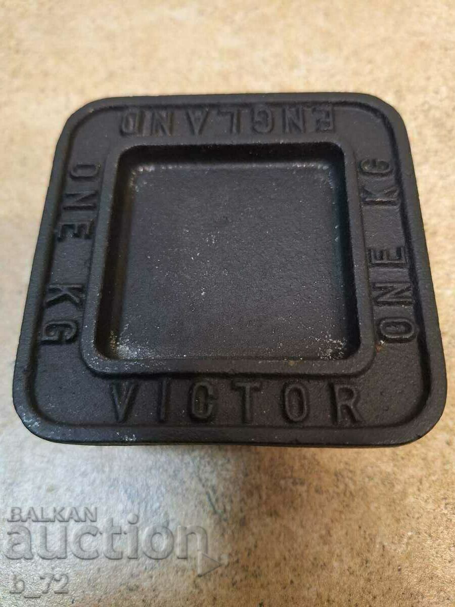 Control weight, exagy, 1 kg., ENGLAND - 6 Control weight, exagy, 1 kg., ENGLAND - 6