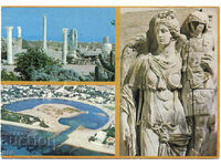 Tunisia - Cartagina - ruine romane - mozaic - 1979