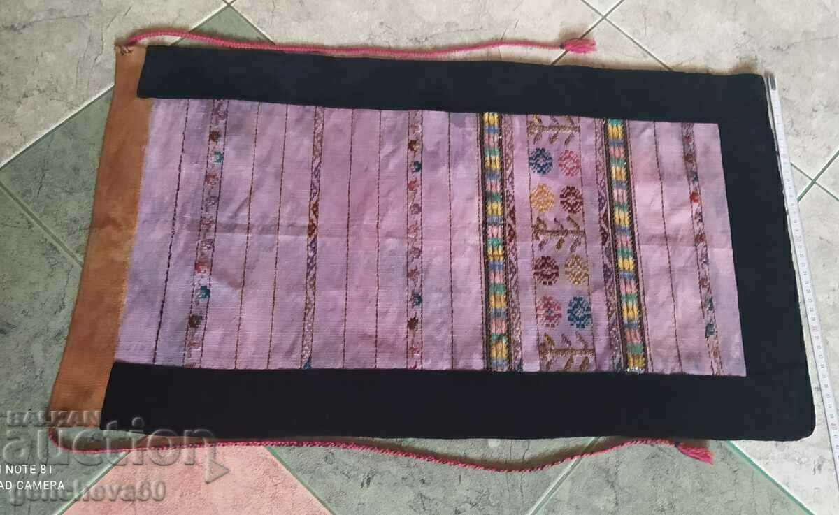 Authentic embroidery apron, tinsel