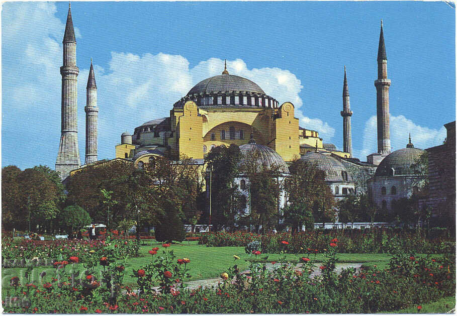 Турция - Истанбул -джамията/музей Св. София -  1975
