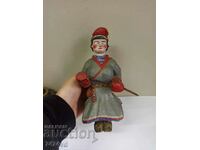 OLD ANTIQUE FIGURE OF A SAAMI WOMAN WITH CHILD