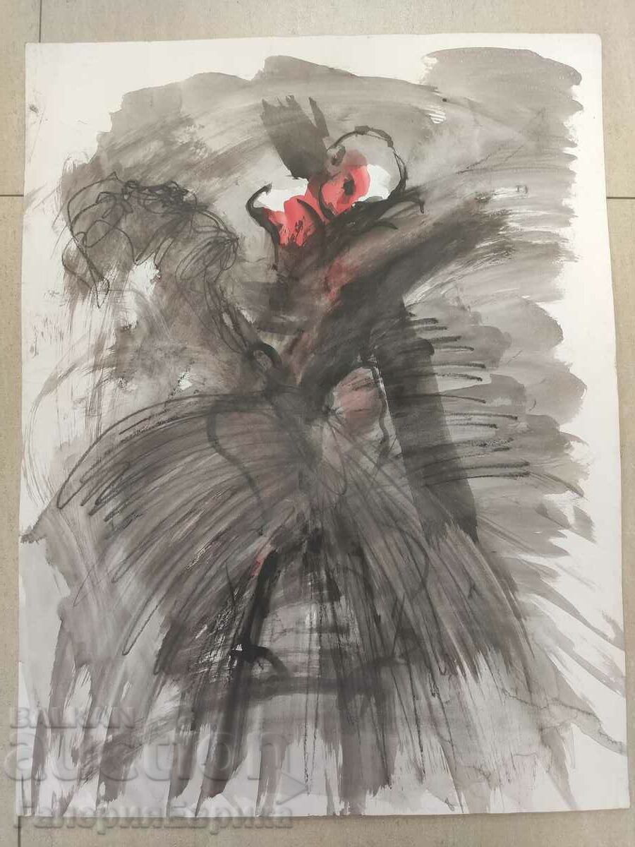 Drawing painting Vasil Abadjiev with price 19.00 BGN | € 9.71 Drawing painting Vasil Abadjiev with price 19.00 BGN | € 9.71